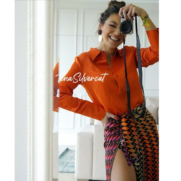 BLOGGER'S FAVE! Zara Printed Midi Skirt Sz Small NWT - Picture 14 of 17